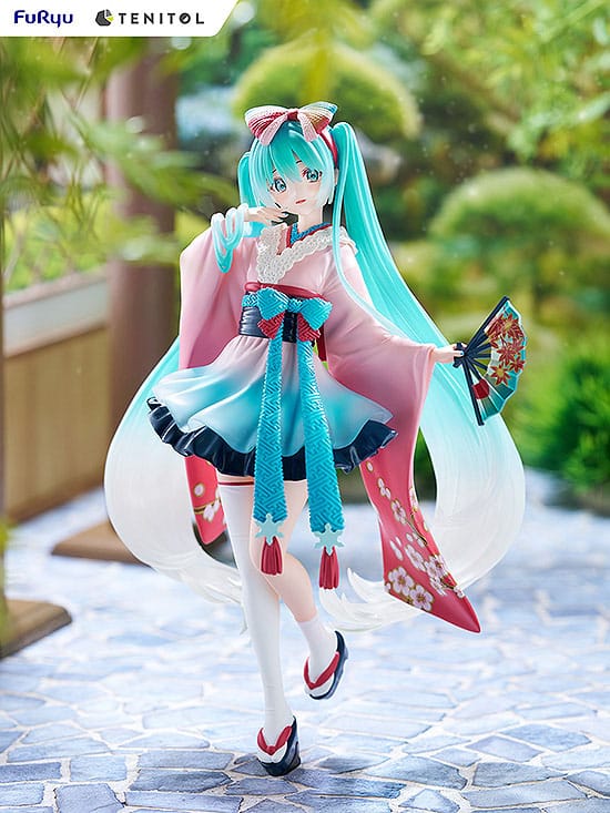 Jiumaocleu Miku Figuur Standbeeld Model - 23CM Kimono Rood Miku Figuur Jiumaocleu Miku Figuur Standbeeld Model - 23CM Kimono Rood Miku Figuur