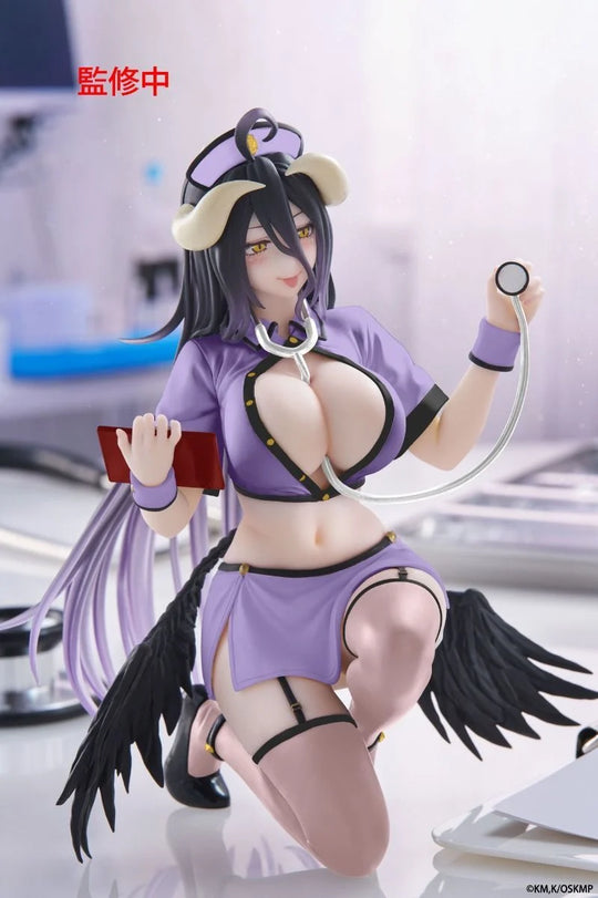 Overlord Desktop Cute Albedo (Nurse Ver.) Figure (Renewal) [Preorder]