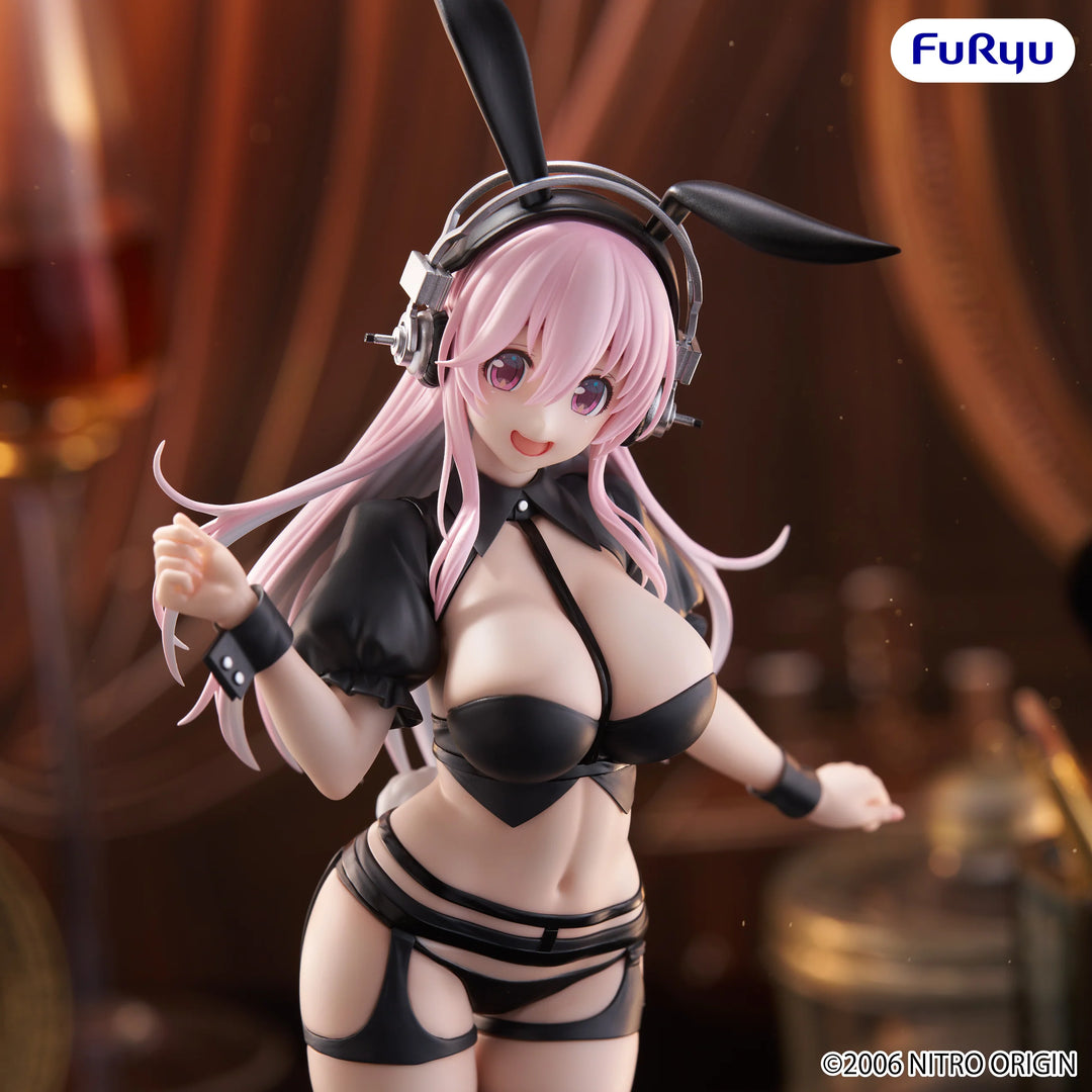 Super Sonico Series Bi Cute Bunnies Figure- Super Sonico Reverse Bunny Ver.