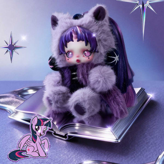 Skullpanda × My Little Pony Series Plush Doll Pendant Blind Box By Pop Mart