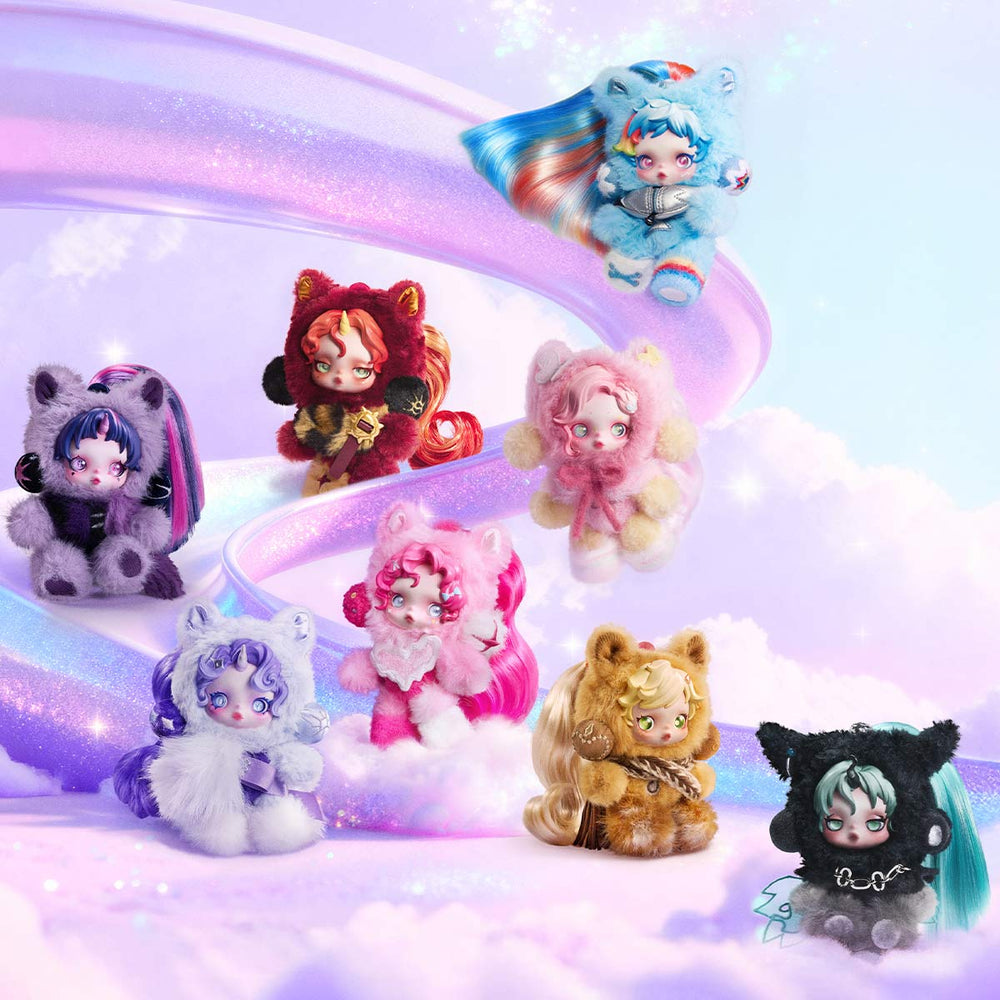 Skullpanda × My Little Pony Series Plush Doll Pendant Blind Box By Pop Mart