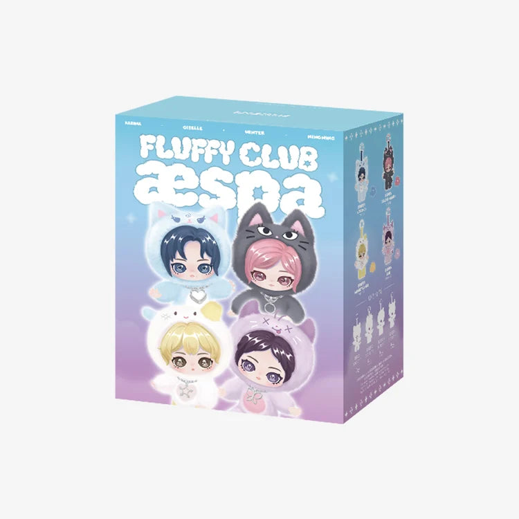 Aespa Fluffy Club Series Vinyl Plush Doll Pendant (Preorder arrival August)