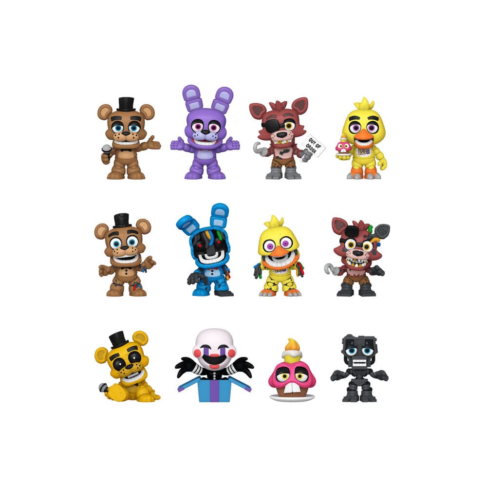 Five Night's at Freddy Mini Figures FNAF (10y Anniversary) 5 cm