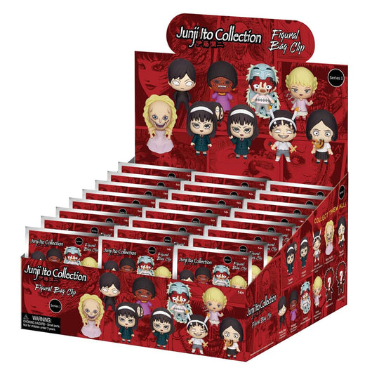 Junji Ito Collection PVC Bag Clips Series 1 Display