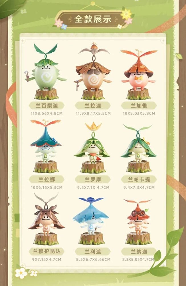 Genshin Impact Blind Box Mini Figures Aranara Series