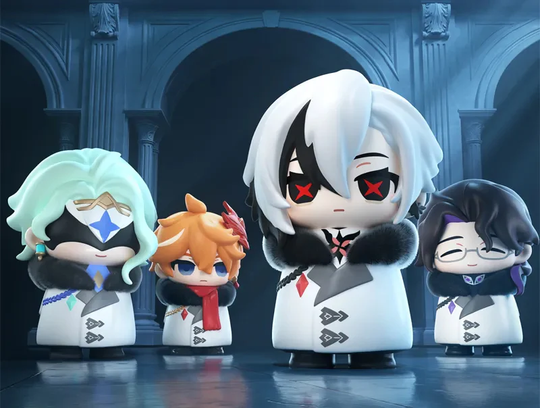 Genshin Impact Mini Figures Fatui Harbingers Chibi Design 7 cm Blind Box
