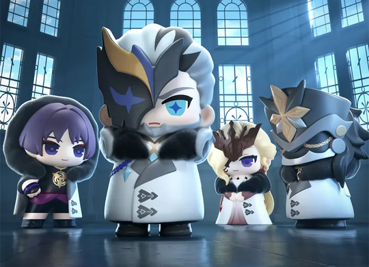 Genshin Impact Mini Figures Fatui Harbingers Chibi Design 7 cm Blind Box