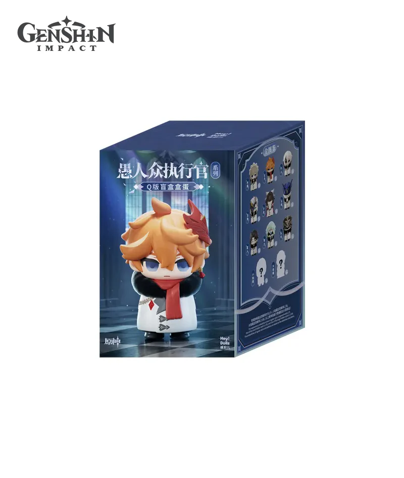 Genshin Impact Mini Figures Fatui Harbingers Chibi Design 7 cm Blind Box