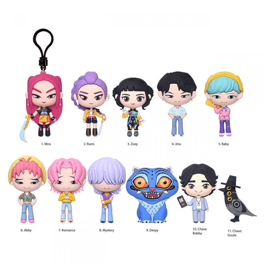 K-Pop Demon Hunter 3D Foam Bag Clip Series 1