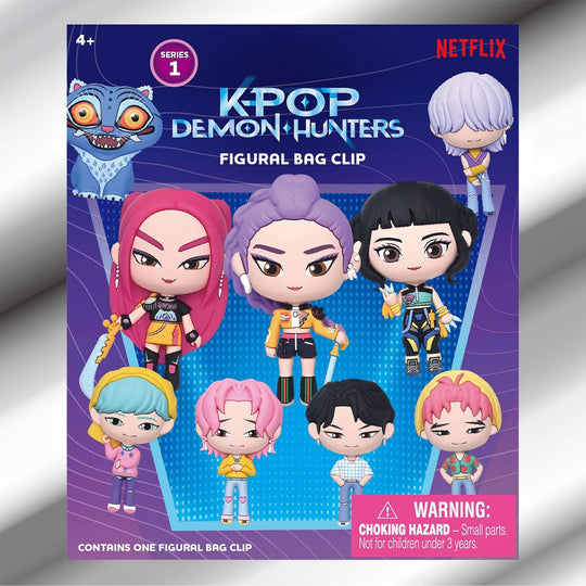 K-Pop Demon Hunter 3D Foam Bag Clip Series 1