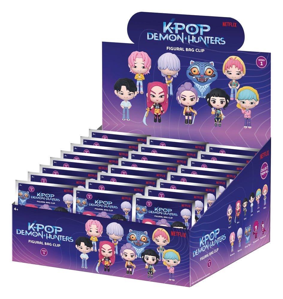 K-Pop Demon Hunter 3D Foam Bag Clip Series 1