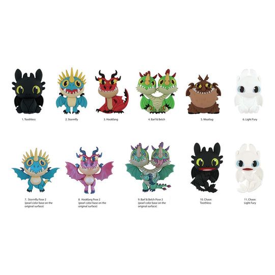 How to Train Your Dragon 3D PVC Bag Clip Series 1