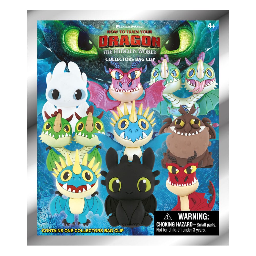 How to Train Your Dragon 3D PVC Bag Clip Series 1
