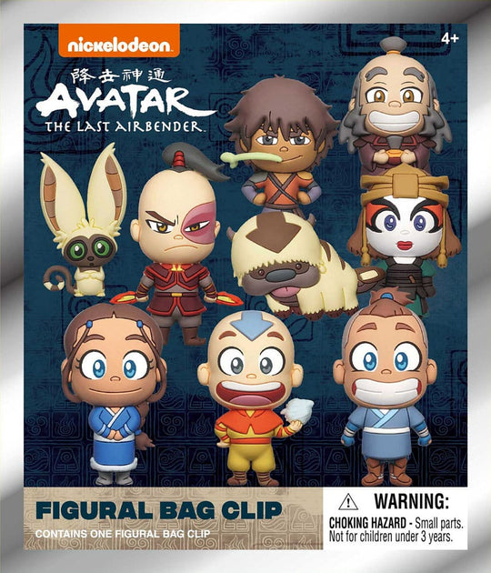 Avatar: The Last Airbender 3D PVC Bag Clips Series 1