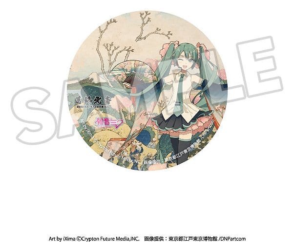 Katsushika Hokusai x Hatsune Miku Pins