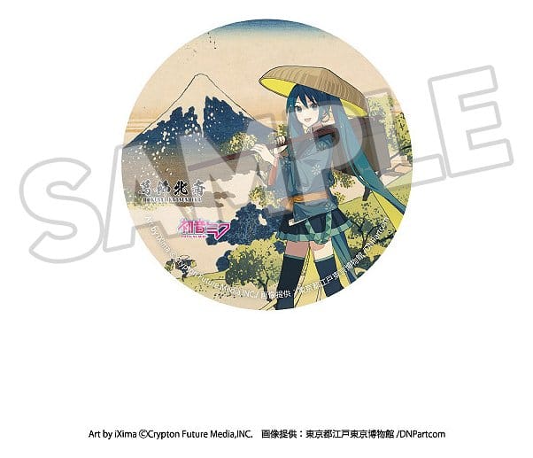 Katsushika Hokusai x Hatsune Miku Pins