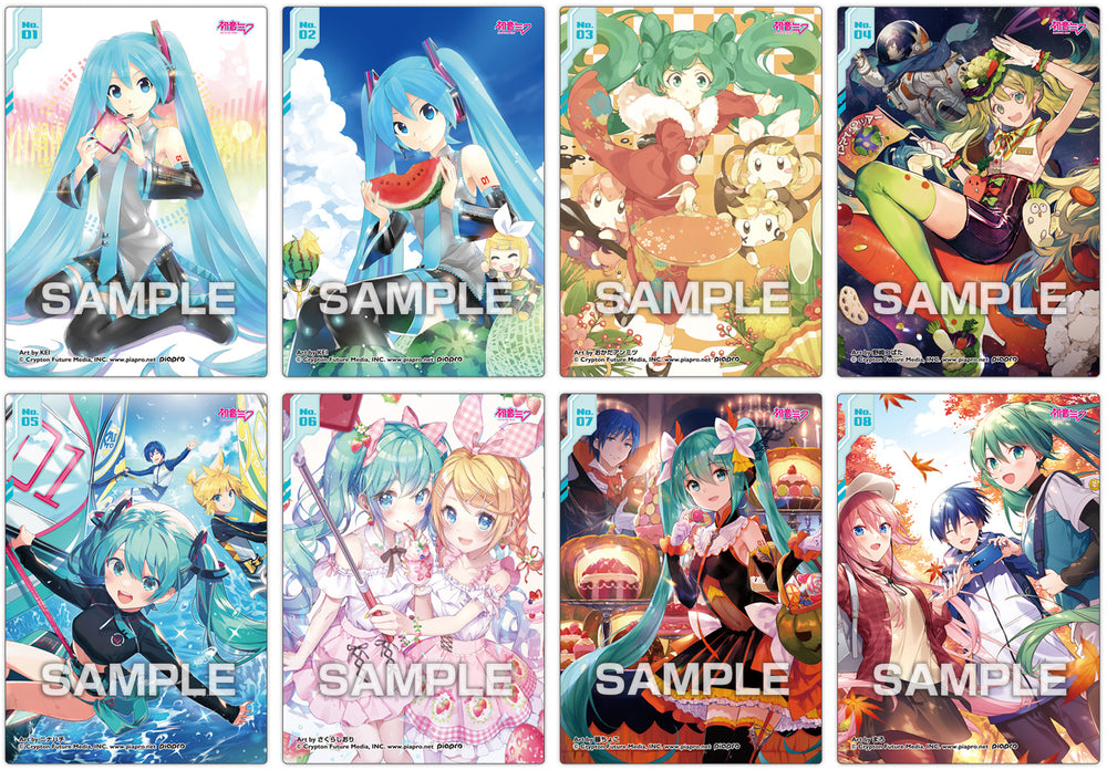 Hatsune Miku Kirakira Clear Card Collection Gum