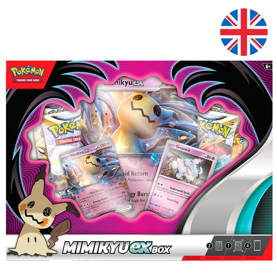 Pokemon Mimikyu Ex blister set of collectible cards English