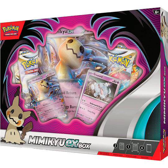 Pokemon Mimikyu Ex blister set of collectible cards English