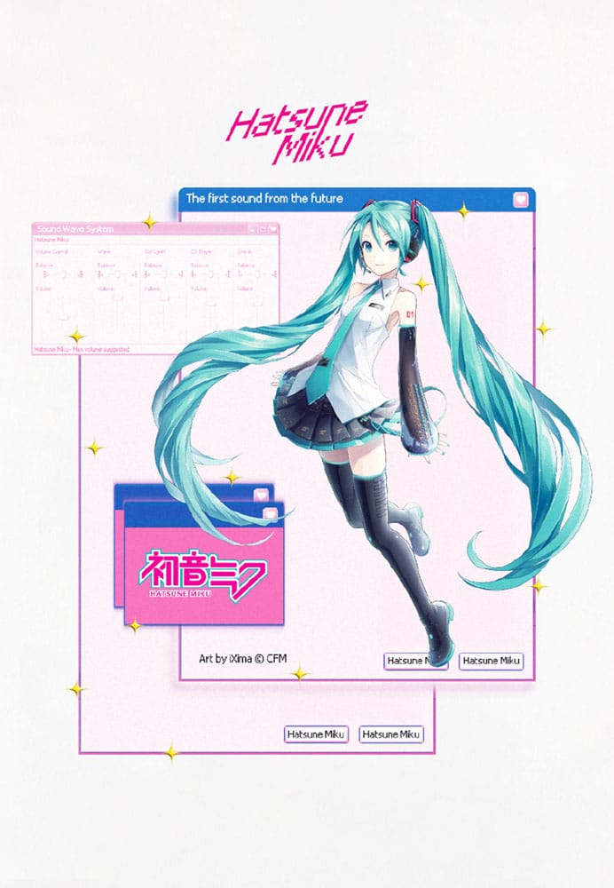 Hatsune Miku T-Shirt Pop Up S: M