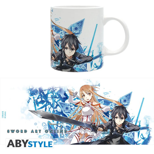 Sword Art Online Mug 320ml Asuna & Kirito Swords