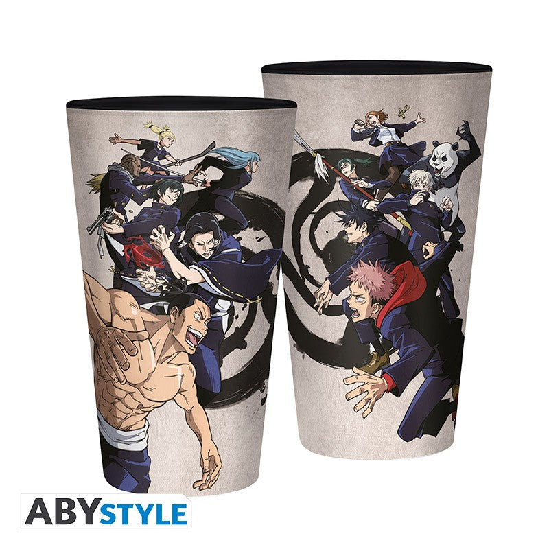 Jujutsu Kaisen Large Glass 400ml - Tokyo vs Kyoto