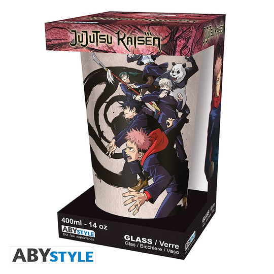 Jujutsu Kaisen Large Glass 400ml - Tokyo vs Kyoto