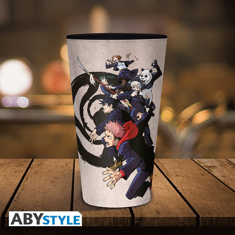 Jujutsu Kaisen Large Glass 400ml - Tokyo vs Kyoto