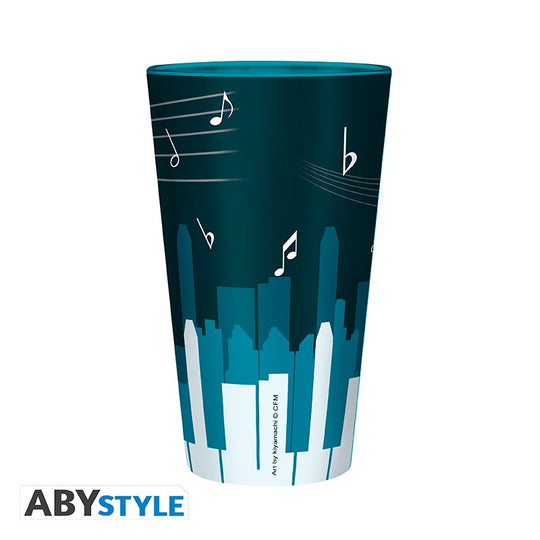 Hatsune Miku Large Glass 400ml - Musical City