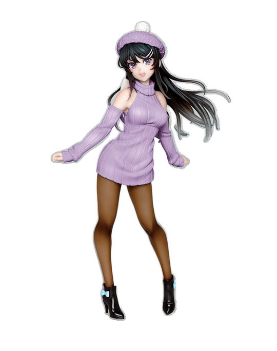 Rascal Does Not Dream of Bunny Girl Senpai Mai Sakurajima Knit One-Piece Coreful Figure