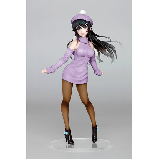 Rascal Does Not Dream of Bunny Girl Senpai Mai Sakurajima Knit One-Piece Coreful Figure