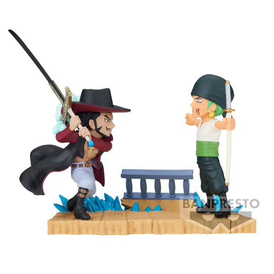 One Piece World Collectable Figure Log Stories - Roronoa Zoro Vs. Dracule Mihawk Regular price