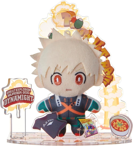 My Hero Academia: Katsuki Bakugo Plush & Acrylic Stand Display Set
