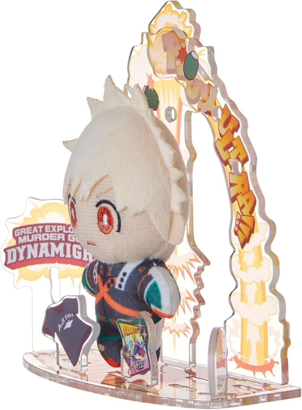 My Hero Academia: Katsuki Bakugo Plush & Acrylic Stand Display Set