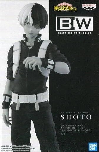 My Hero Academia: Age Of Heroes Black And White Color Shoto Todoroki Figure
