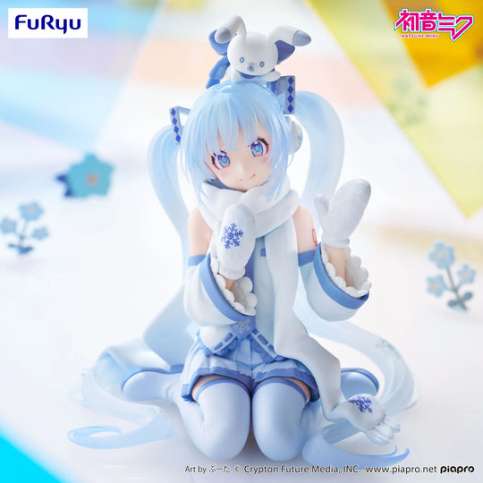 Hatsune Miku Noodle Stopper Figure - Snow Miku Sky Town 10th Anniversary