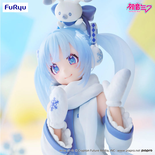 Hatsune Miku Noodle Stopper Figure - Snow Miku Sky Town 10th Anniversary