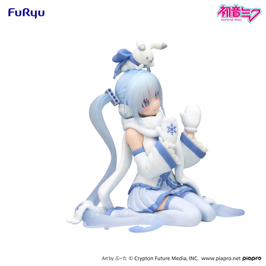 Hatsune Miku Noodle Stopper Figure - Snow Miku Sky Town 10th Anniversary