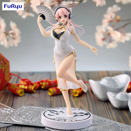 Super Sonico Trio-Try-iT Figure – White China Dress Ver.