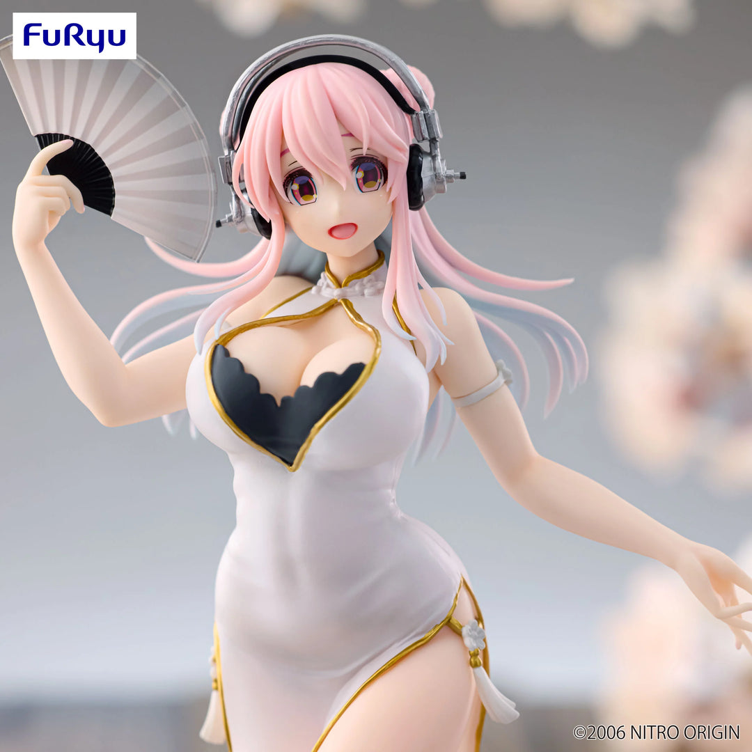 Super Sonico Trio-Try-iT Figure – White China Dress Ver.