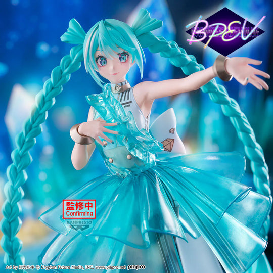 Hatsune Miku Banpresto Evolve Clearluxe EmeraldGem Figure