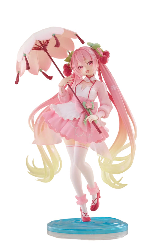Vocaloid AMP+ Sakura Miku (Sakura Dress Ver.) Figure