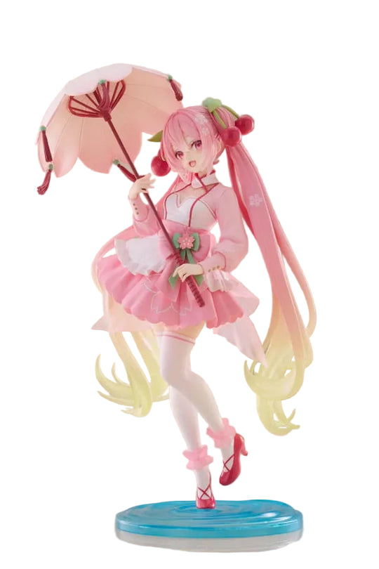 Vocaloid AMP+ Sakura Miku (Sakura Dress Ver.) Figure