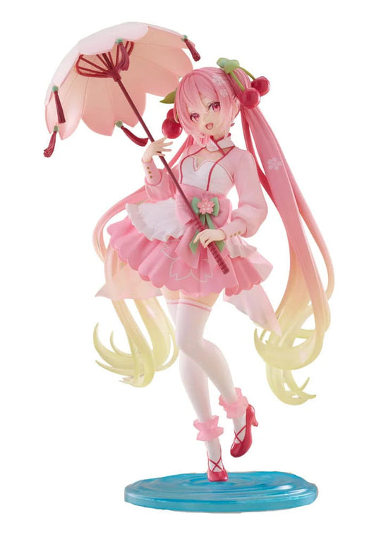 Vocaloid AMP+ Sakura Miku (Sakura Dress Ver.) Figure
