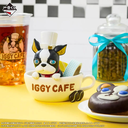JoJo's Bizarre Adventure: The Jojo World - Iggy Cafe Figure Storage Case Ichiban-Kuji Prize Last One