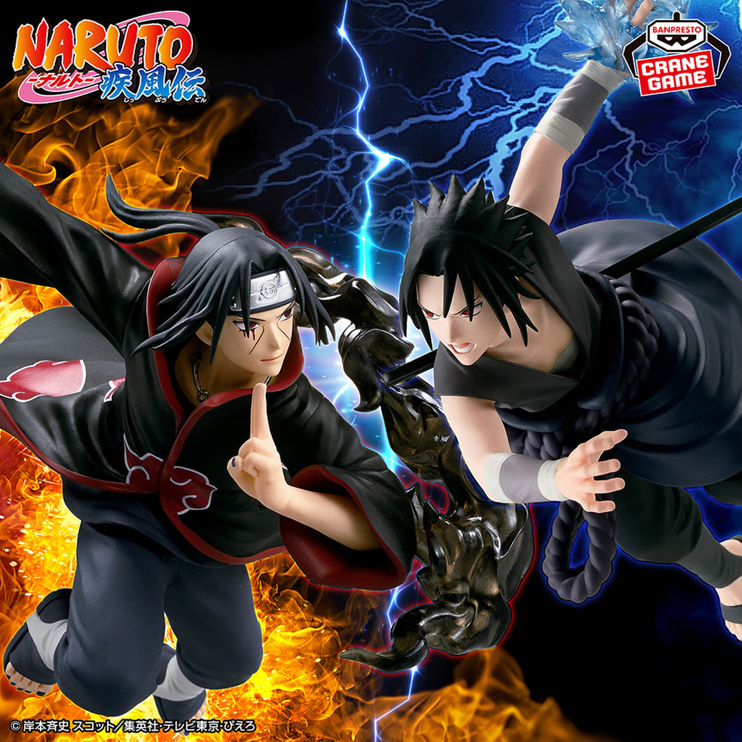 Naruto Shippuden Itachi Uchiha & Sasuke Uchiha Figure Gigo Group Limited - B: Sasuke Uchiha