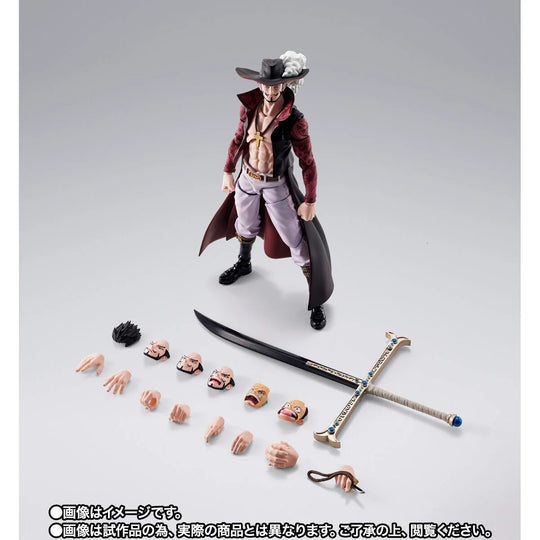 One Piece S.H.Figuarts Action Figure Dracule Mihawk Hawkeye