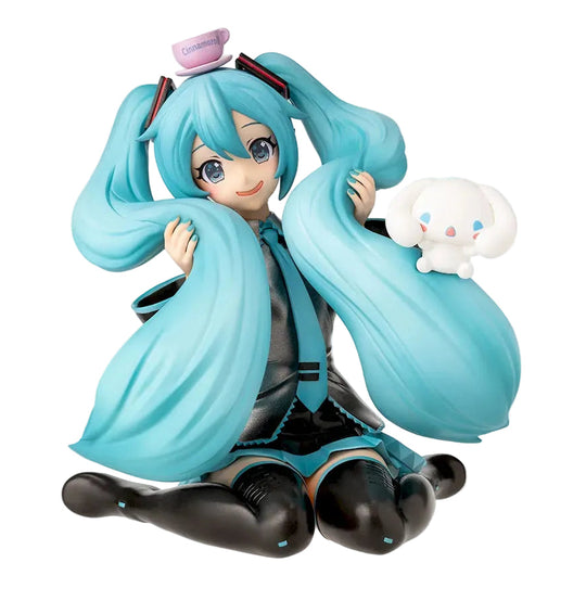 Hatsune Miku x Cinnamoroll: Fluffy Ver. Premium Chokonose Figure