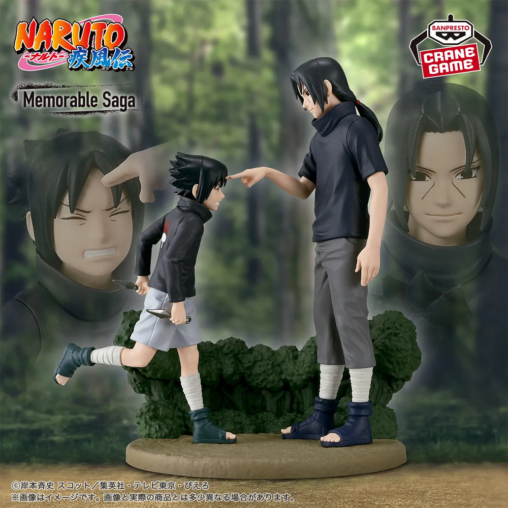 Naruto: Shippuden Memorable Saga Sasuke Uchiha & Itachi Uchiha Figure [Preorder]