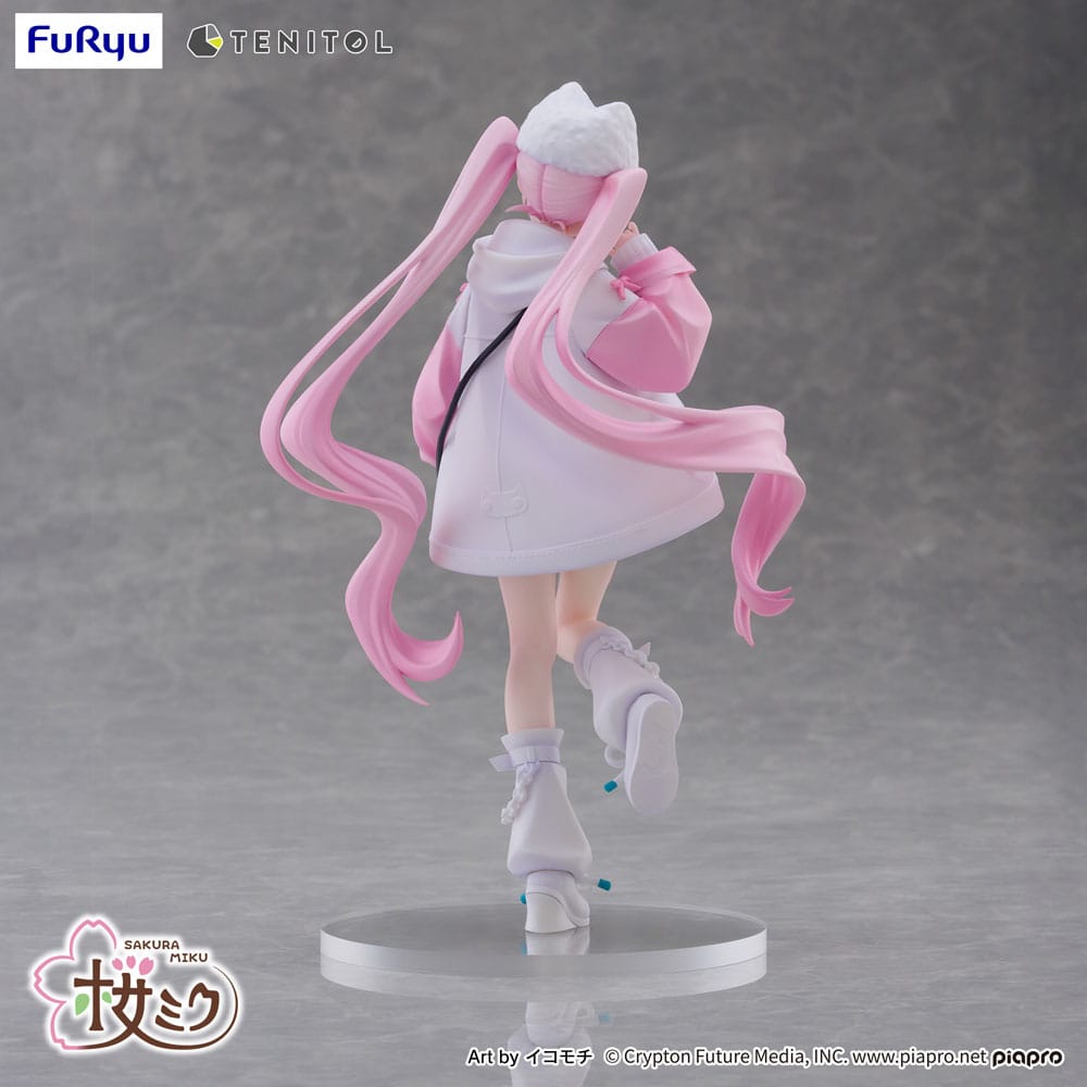 Hatsune Miku Tenitol PVC Statue Sakura Miku Cool style (Petit)